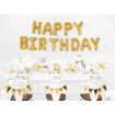 Picture of FOIL BALLOON HAPPY BIRTHDAY GOLD 340 X 35CM